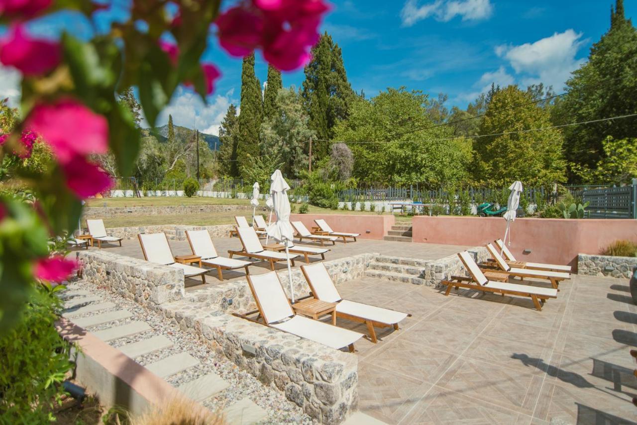 Dominoes Corfu Lejlighedshotel Ypsos Eksteriør billede