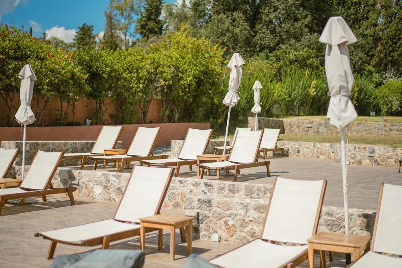 Dominoes Corfu Lejlighedshotel Ypsos Eksteriør billede
