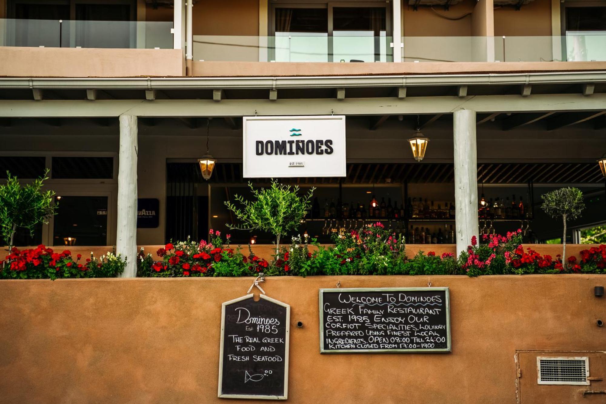 Dominoes Corfu Lejlighedshotel Ypsos Eksteriør billede