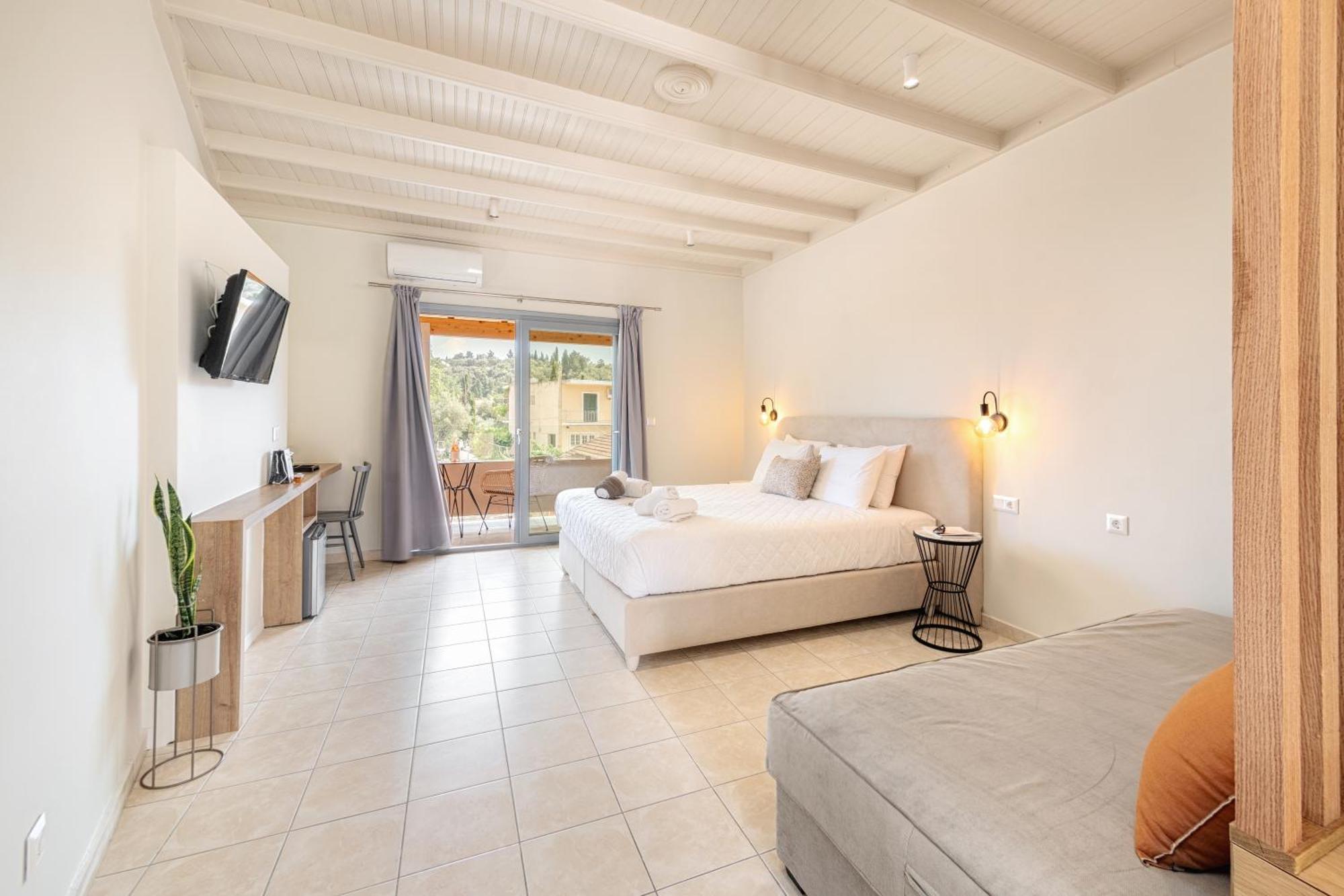 Dominoes Corfu Lejlighedshotel Ypsos Eksteriør billede