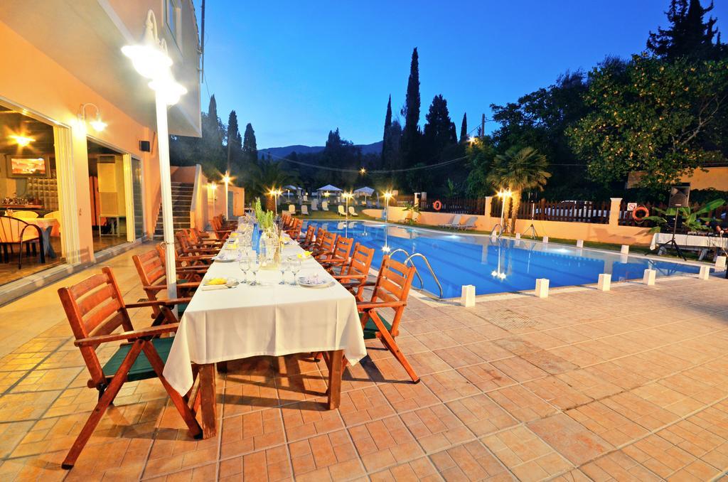 Dominoes Corfu Lejlighedshotel Ypsos Eksteriør billede